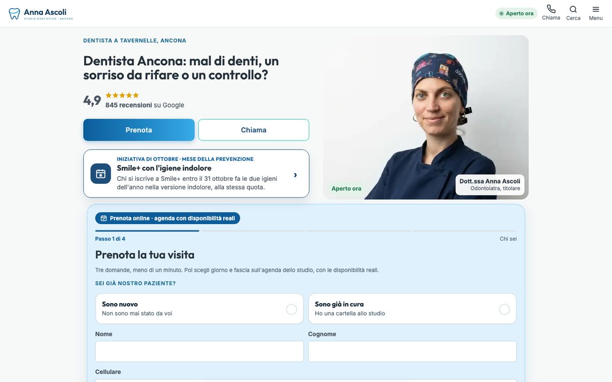 Studio Dentistico Anna Ascoli: dopo