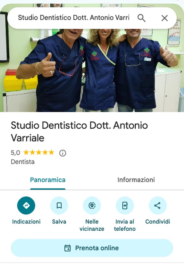 Studio Dentistico Dott. Antonio Varriale: dopo