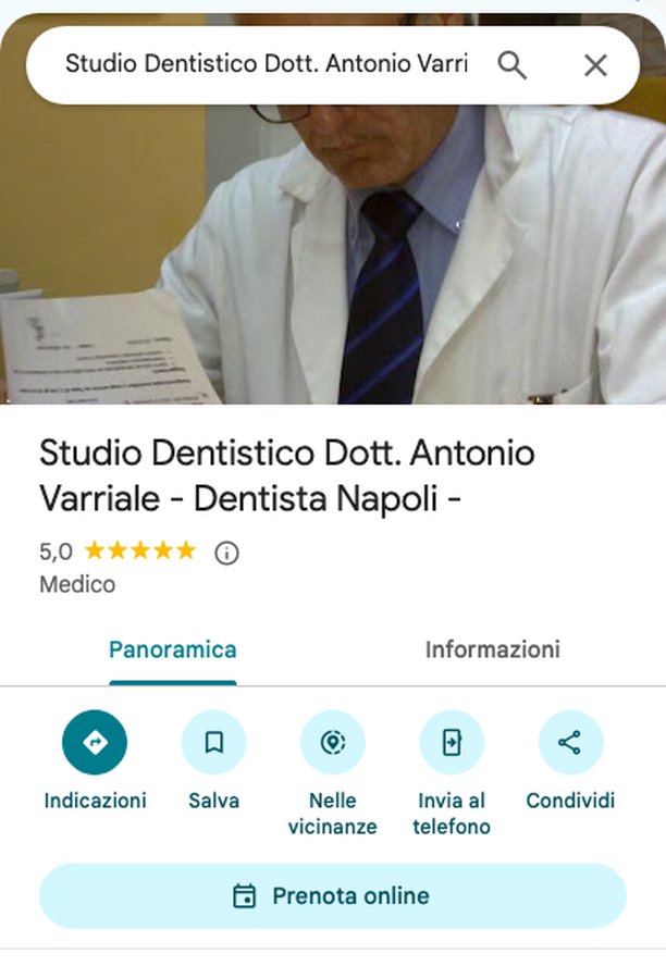 Studio Dentistico Dott. Antonio Varriale: prima
